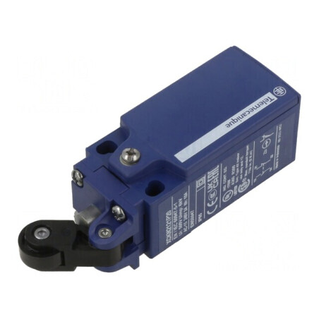 Limitator Cursă Manetă cu Rola Plastic 14mm 10A | Electronic-mag.ro | Componente Electronice