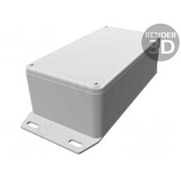 Carcasă Universală cu Lame de Fixare 60x112x38mm | Electronic-mag.ro | Componente Electronice