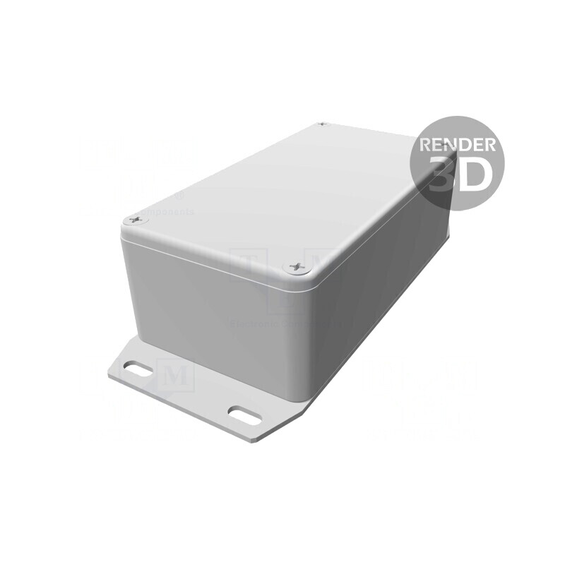 Carcasă Universală cu Lame de Fixare 60x112x38mm | Electronic-mag.ro | Componente Electronice
