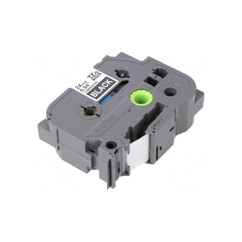 Bandă Neagră 24mm x 8m cu Text Alb TZE-355 | Electronic-mag.ro | Componente Electronice