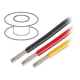 "Cablu HookUp Wire Cu 24AWG PVC 300V 30,5m Alb-Albastru"