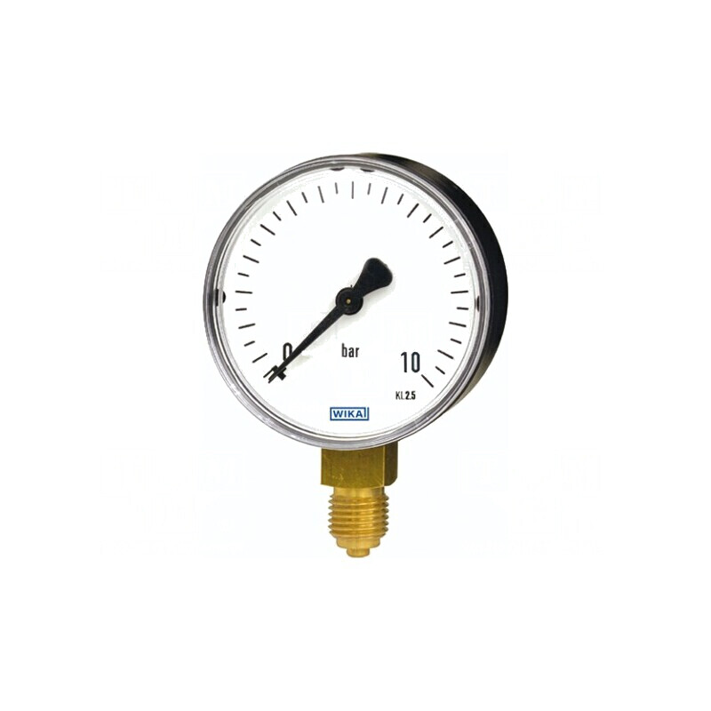 Manometru 100mm Clasa 1,6 -1÷9bar Oțel 20÷60°C | Electronic-mag.ro | Componente Electronice
