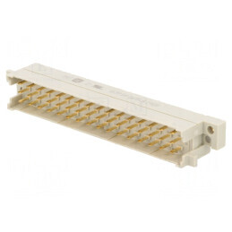 Soclu DIN 41612 tip F tată 48 pini aurit 6A THT drept | Electronic-mag.ro | Componente Electronice