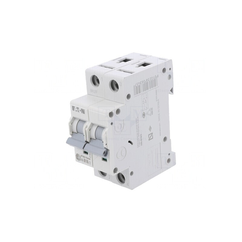 Întrerupător de supracurent 16A 2P 6kA 230/400VAC | Electronic-mag.ro | Componente Electronice