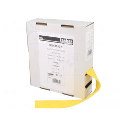 Manșon termocontractabil galben 25,4mm 5m | Electronic-mag.ro | Componente Electronice