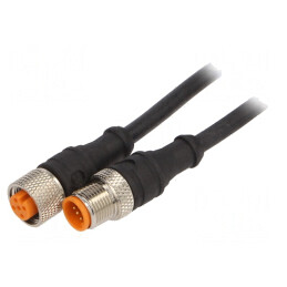 Cablu de conectare M12 PIN 5 5m IP67 60VAC 4A | Electronic-mag.ro | Componente Electronice