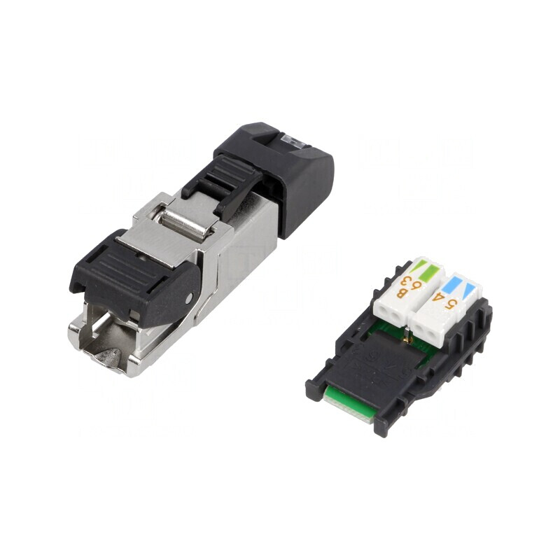 Mufă RJ45 Ecranată Cat 6a 8p8c 5-9mm | Electronic-mag.ro | Componente Electronice