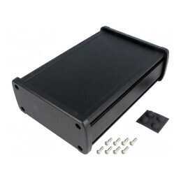Carcasă Universală Aluminiu Negru 115x169x51mm | Electronic-mag.ro | Componente Electronice