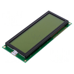 Afișaj LCD Alfanumeric 20x4 Galben-Verde cu LED