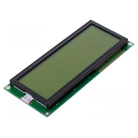 Afișaj LCD Alfanumeric 20x4 Galben-Verde cu LED | Electronic-mag.ro | Componente Electronice