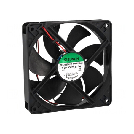 Ventilator Axial 48V DC 120x120x25mm | Electronic-mag.ro | Componente Electronice