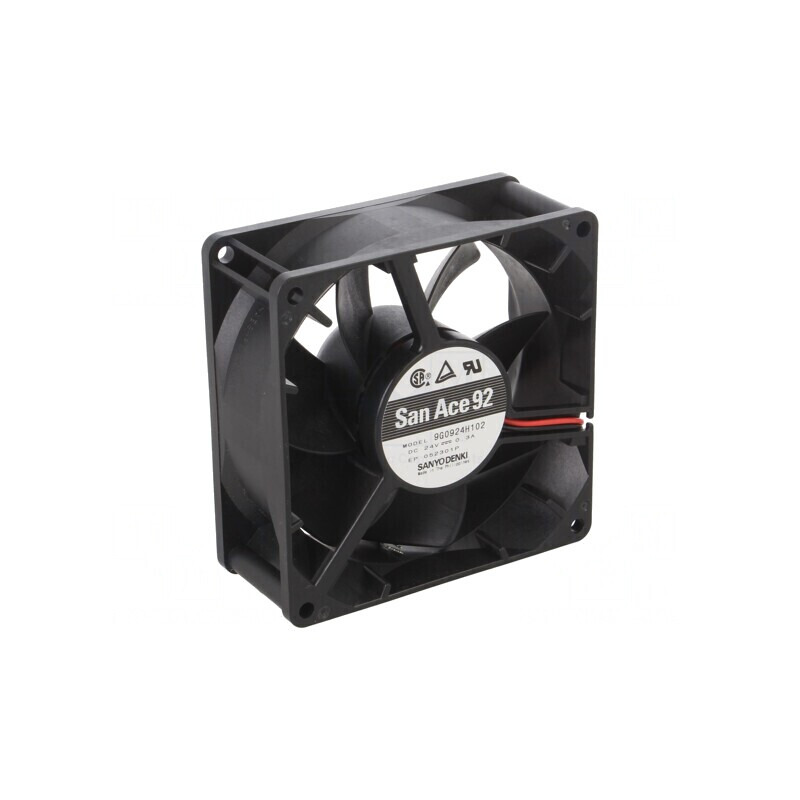 Ventilator axial 24V 92x92x38mm 152.4m3/h 43dBA | Electronic-mag.ro | Componente Electronice