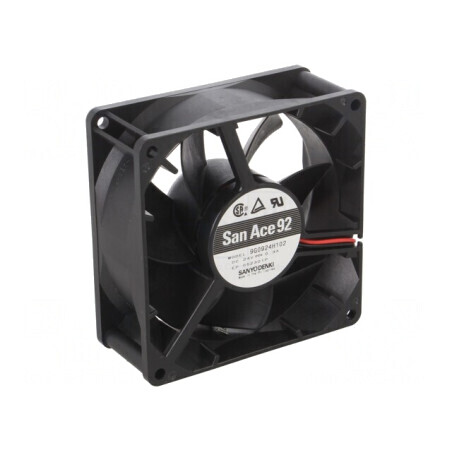 Ventilator axial 24V 92x92x38mm 152.4m3/h 43dBA | Electronic-mag.ro | Componente Electronice