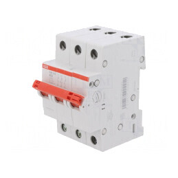 Separator-întrerupător 3 poli pentru șină DIN 40A 415VAC | Electronic-mag.ro | Componente Electronice