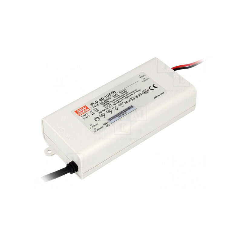 Alimentator LED 59.85W 34-57V 1050mA | Electronic-mag.ro | Componente Electronice