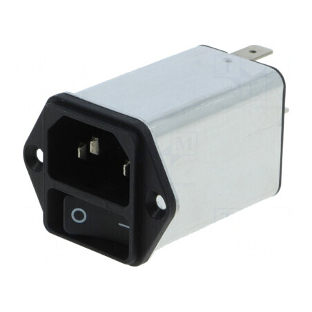 Conector Alimentare AC 4A 250VAC IEC 60320 | Electronic-mag.ro | Componente Electronice