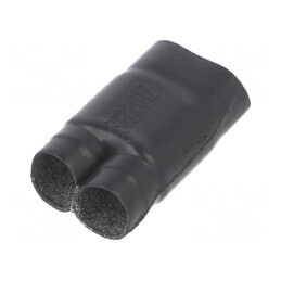 Capac de distribuție termocontractibil negru pentru cabluri | Electronic-mag.ro | Componente Electronice