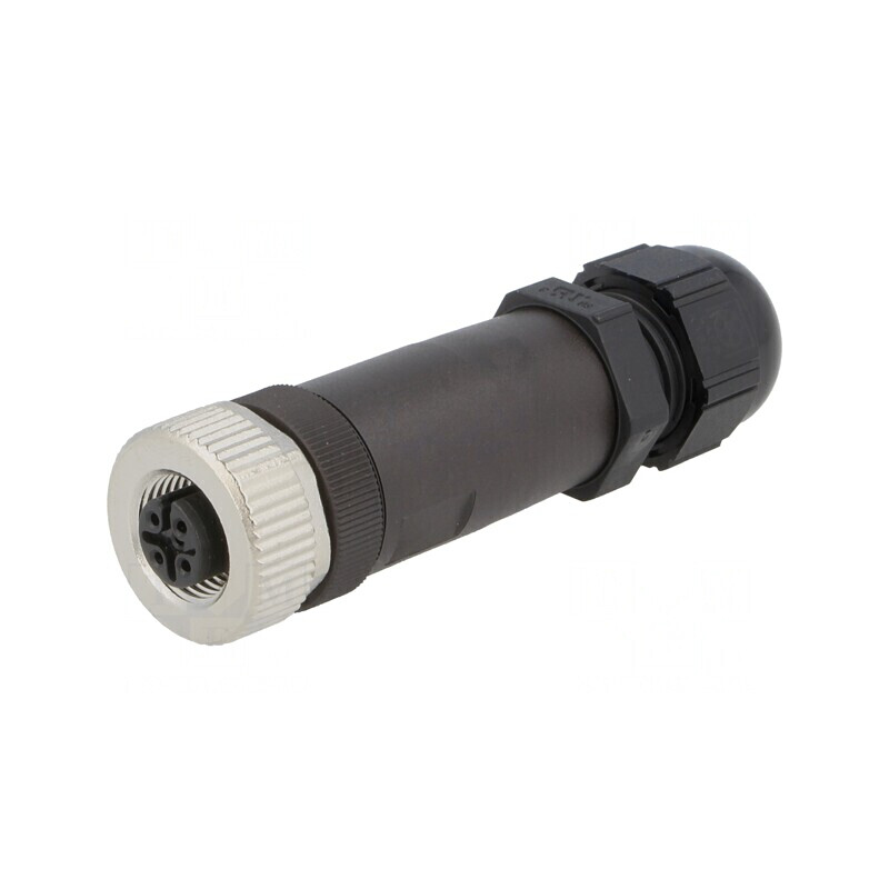 Mufă M12 5 PIN mamă IP67 pe cablu | Electronic-mag.ro | Componente Electronice
