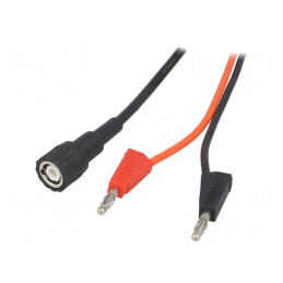 Cablu de Măsurare BNC la Mufă Banană 4mm 1,2m | Electronic-mag.ro | Componente Electronice