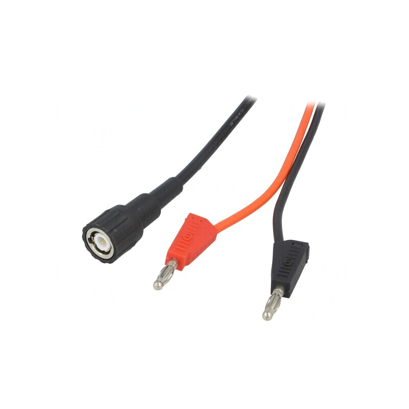 Cablu de Măsurare BNC la Mufă Banană 4mm 1,2m | Electronic-mag.ro | Componente Electronice