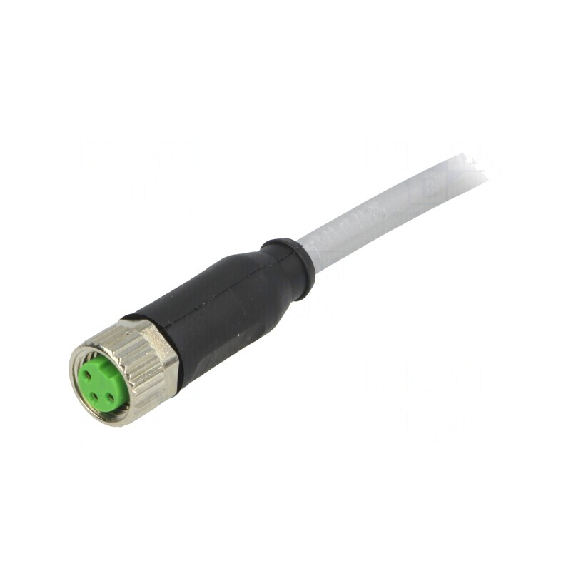 Cablu de conectare M8 3 pini drept 10m 60VAC 4A | Electronic-mag.ro | Componente Electronice