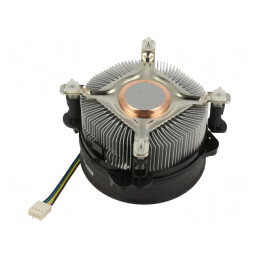 Radiator extrudat aluminiu cupru 12VDC 96,5m3/h 62mm | Electronic-mag.ro | Componente Electronice