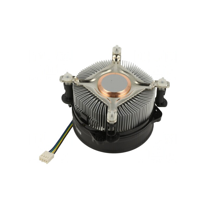 Radiator extrudat aluminiu cupru 12VDC 96,5m3/h 62mm | Electronic-mag.ro | Componente Electronice