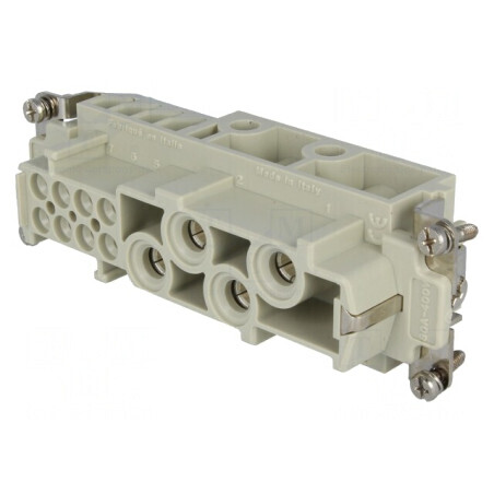 Conector HDC Mamă CX 12 PIN 16A 80A | Electronic-mag.ro | Componente Electronice