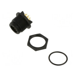 Conector circular soclu tată 10 PIN IP68 50V | Electronic-mag.ro | Componente Electronice