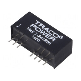 Convertor DC/DC 2W 9-36V la 12V 165mA SIP9 | Electronic-mag.ro | Componente Electronice