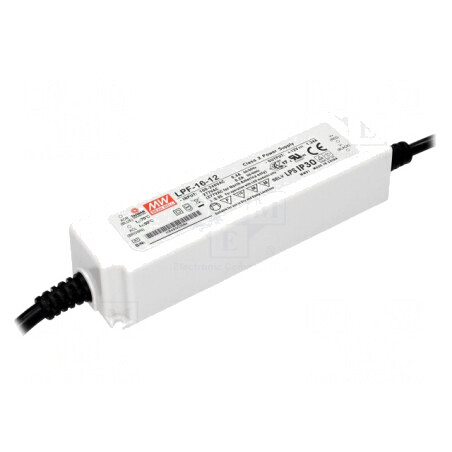 Alimentator LED 16,08W 12V 1,34A IP30 | Electronic-mag.ro | Componente Electronice
