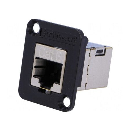 Adaptor EH Cat 6 Ecranat RJ45 Soclu | Electronic-mag.ro | Componente Electronice