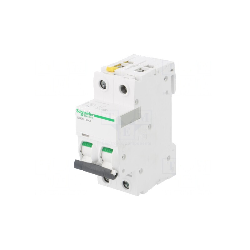 Întrerupător de Supracurent 4A 2P 400VAC B | Electronic-mag.ro | Componente Electronice