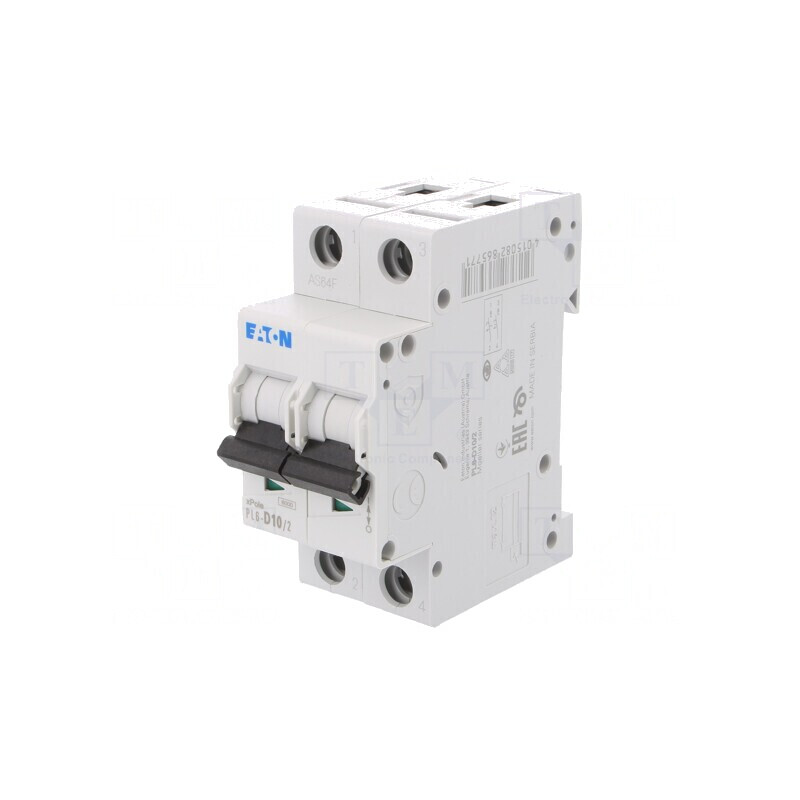 Întrerupător Supracurent 10A 2P 230/400V 6kA | Electronic-mag.ro | Componente Electronice