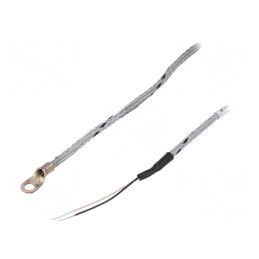Senzor Temperatură Termocuplu J cu Izolație Fibra de Sticlă | Electronic-mag.ro | Componente Electronice