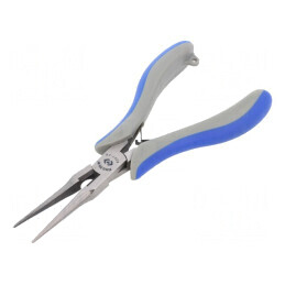 Clești Miniatură Drepti Semirotunzi 154mm | Electronic-mag.ro | Componente Electronice