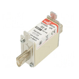 Siguranță NH000 32A 690VAC 440VDC Argintie | Electronic-mag.ro | Componente Electronice