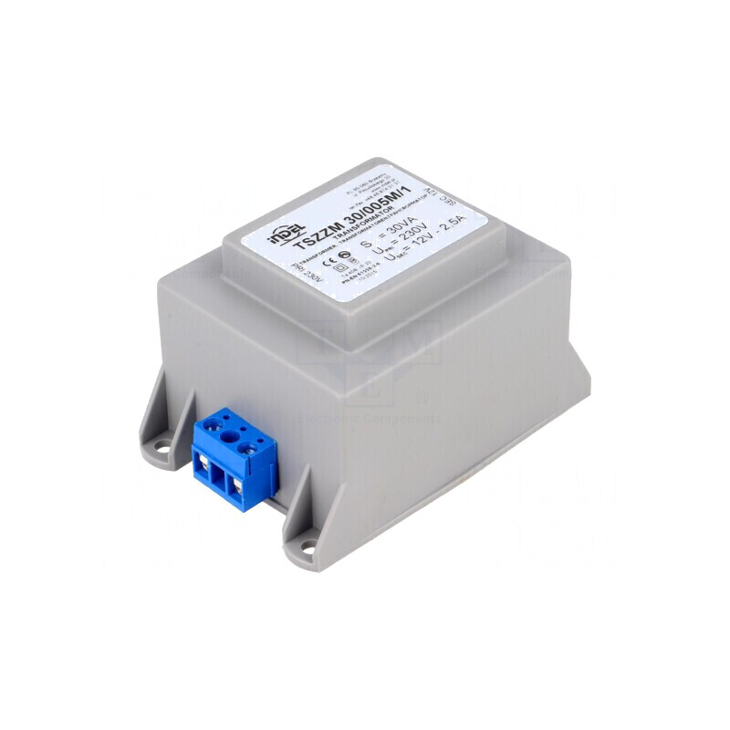 Transformator încapsulat 30VA 230VAC 12V 2,5A | Electronic-mag.ro | Componente Electronice