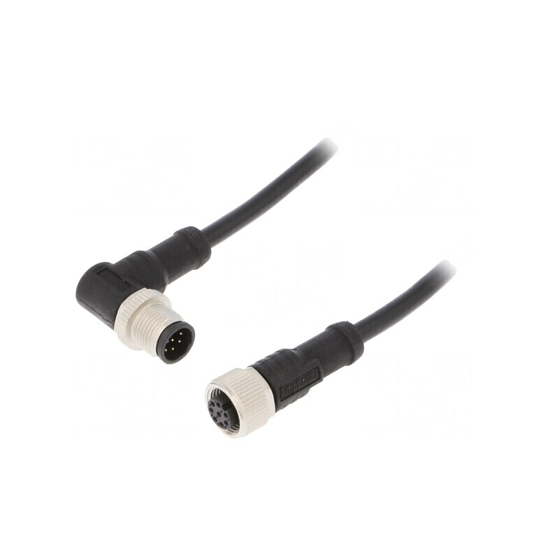 Cablu Senzori Automatizări M12 8-Pini 1m | Electronic-mag.ro | Componente Electronice