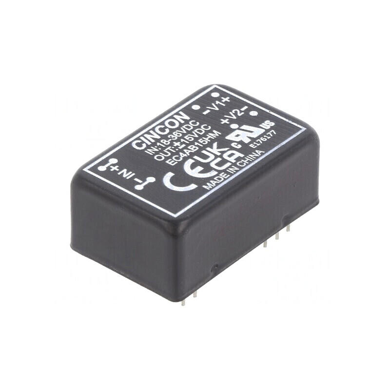 Convertor DC/DC 5/6W 18-36V la 15V/-15V | Electronic-mag.ro | Componente Electronice