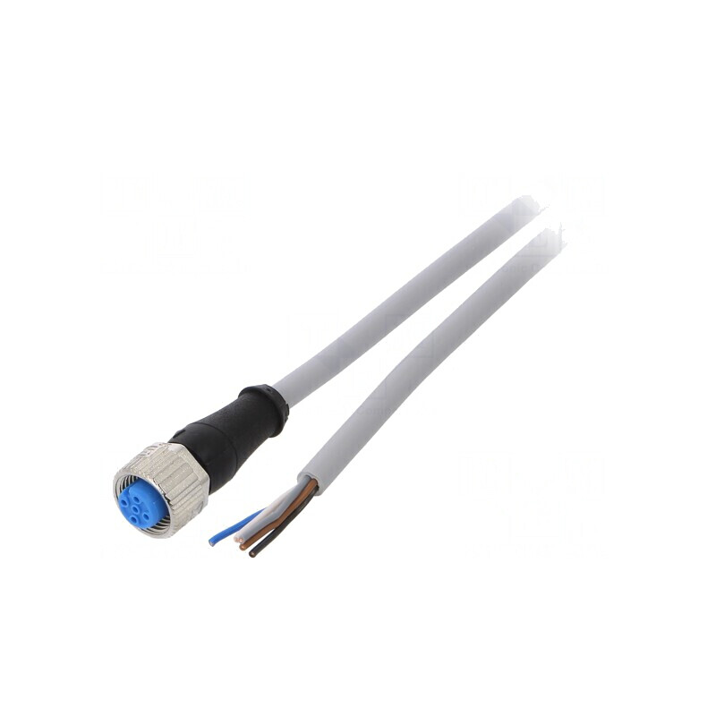 Cablu de Conectare M12 5P 5m Drept IP67 | Electronic-mag.ro | Componente Electronice