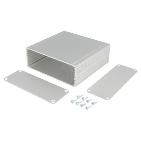Carcasă aluminiu gri AKG 105x100x38mm | Electronic-mag.ro | Componente Electronice