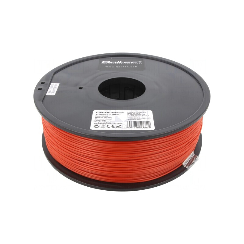 Filament ABS PRO 1,75mm Roșu 1kg | Electronic-mag.ro | Componente Electronice