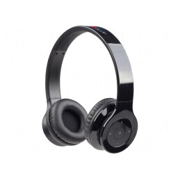 Căști Wireless cu Microfon Negre USB Micro 10m 32Ω | Electronic-mag.ro | Componente Electronice