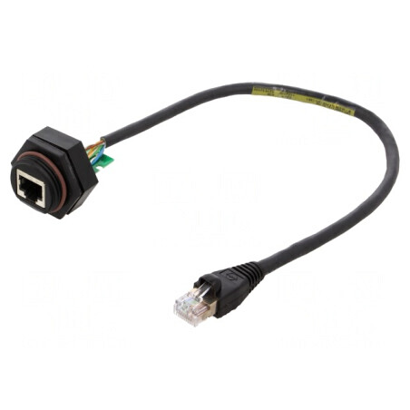 Adaptor RJ-Lnxx 8P8C 0.3m 10Base-T | Electronic-mag.ro | Componente Electronice