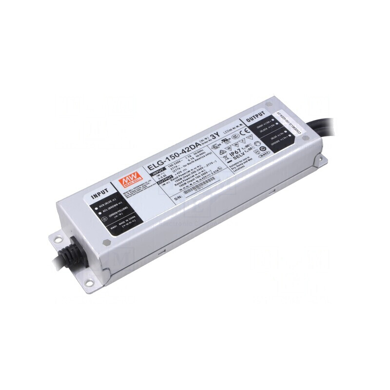 Alimentator LED 150W 42VDC 3.57A DALI | Electronic-mag.ro | Componente Electronice