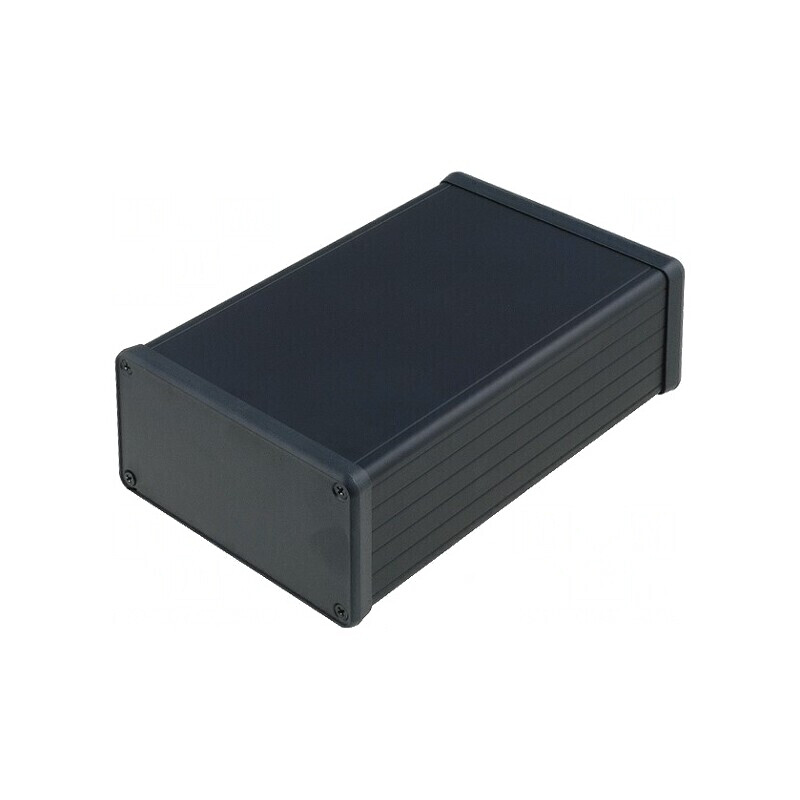 Carcasă Aluminiu Neagră 103x160x53mm | Electronic-mag.ro | Componente Electronice