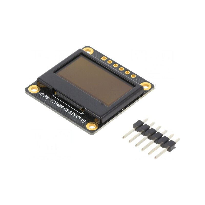 'Ecran OLED 0.96" 128x64 I2C/SPI 180cd/m2' | Electronic-mag.ro | Componente Electronice