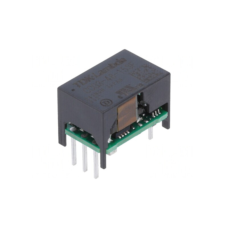 Convertor DC/DC 3W 18-76V la 15V 200mA THT | Electronic-mag.ro | Componente Electronice