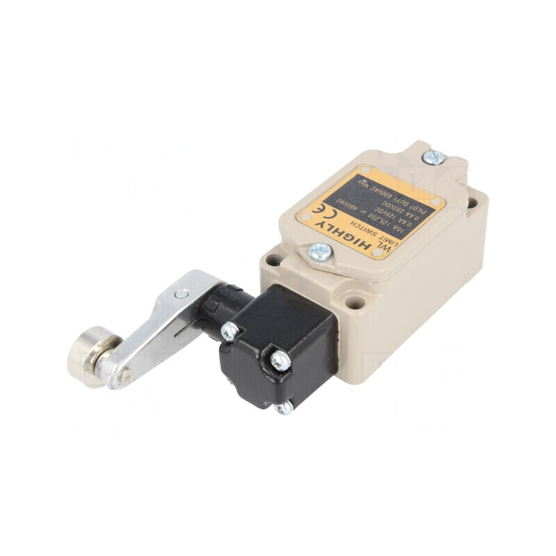 Limitator Cursă Manetă cu Rola Metalică Ø17,5mm, 38mm, NO/NC, WL-5104 | Electronic-mag.ro | Componente Electronice
